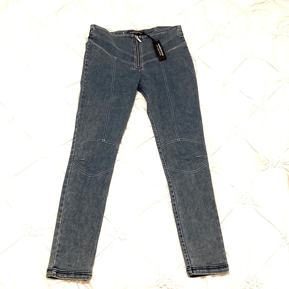 Maniere De Voir blue denim jeans